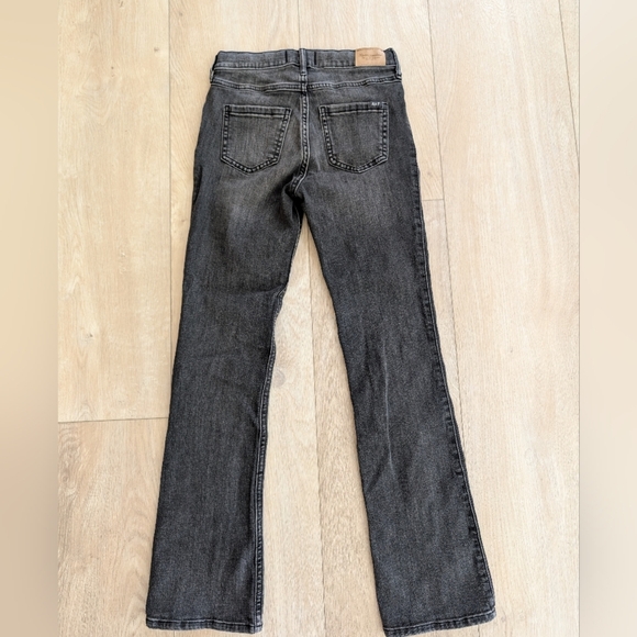 Abercrombie Kids High Rise Flare 13/14 Regular Black Denim - Picture 5 of 6